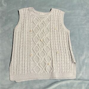 Happily Grey Girls Sleeveless Sweater